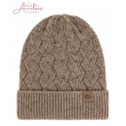 Muts gebreid - Taupe Muts gebreid - Taupe